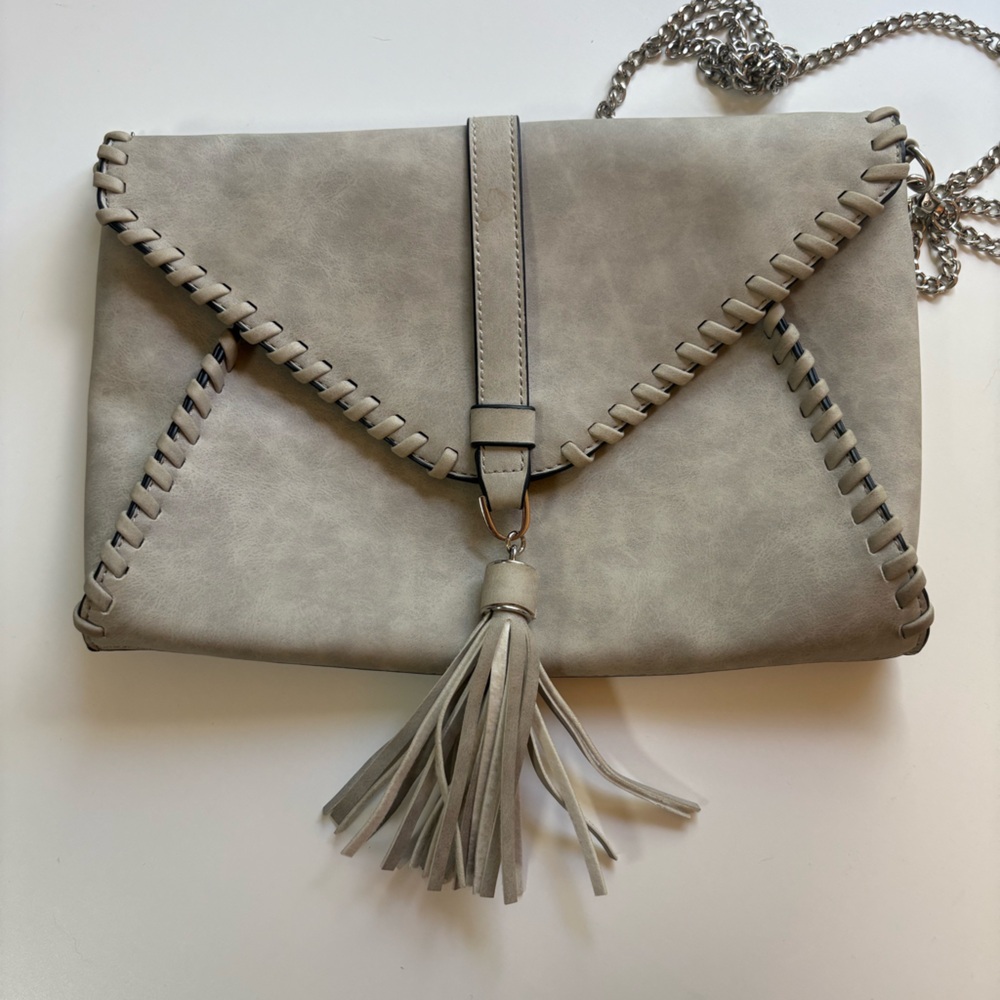 Chained Grey Purse